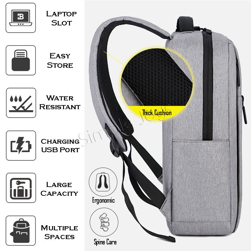 Waterproof Business Laptop Backpack Computer Bag