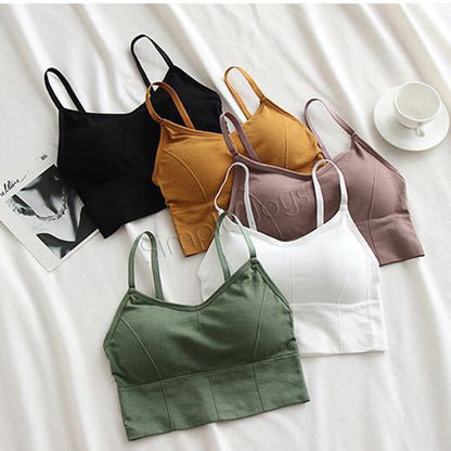 Wire Free Tube Top Bra Bralette With Removable Padding