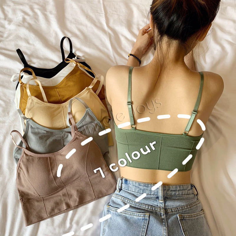 Wire Free Tube Top Bra Bralette With Removable Padding