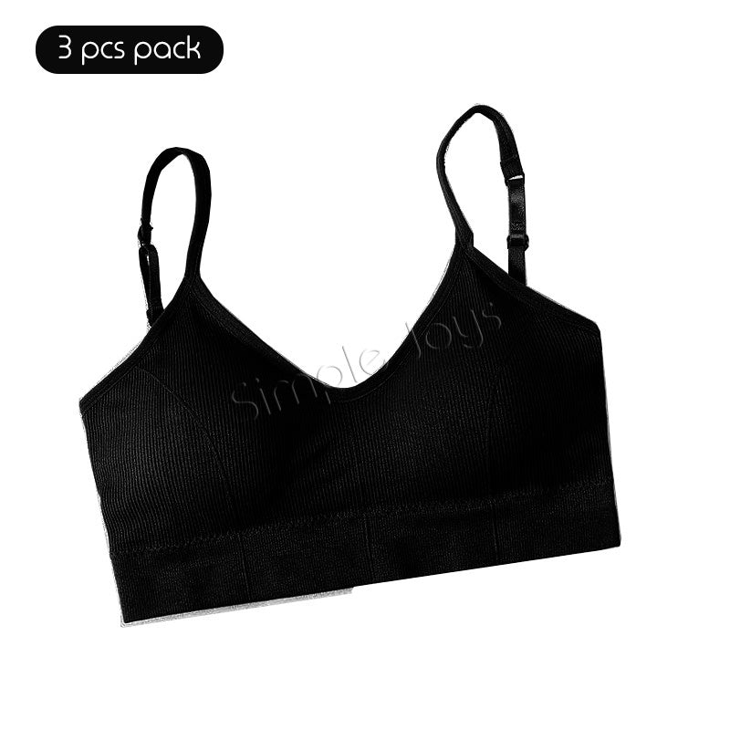 Wire Free Tube Top Bra Bralette With Removable Padding