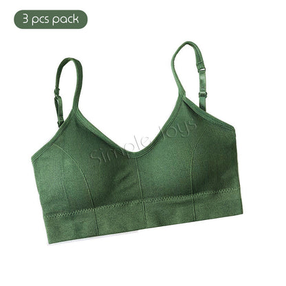 Wire Free Tube Top Bra Bralette With Removable Padding