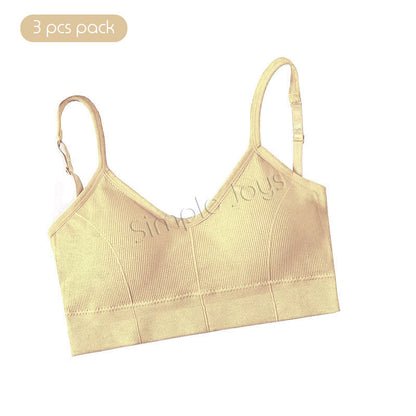 Wire Free Tube Top Bra Bralette With Removable Padding