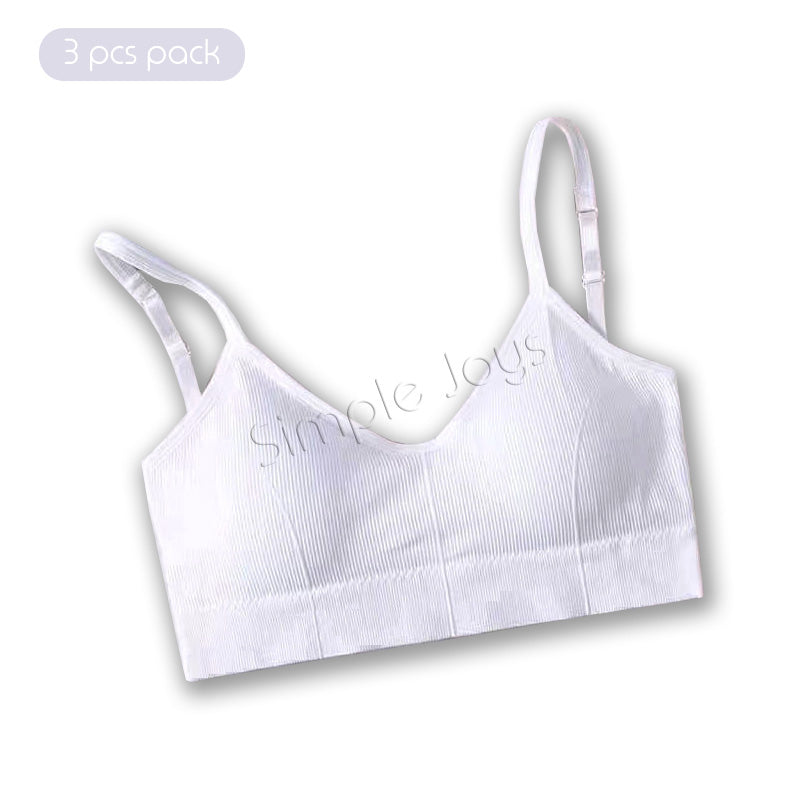 Wire Free Tube Top Bra Bralette With Removable Padding