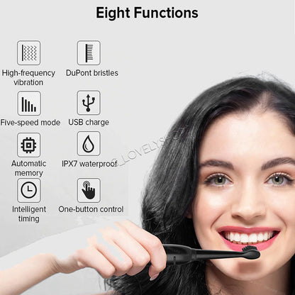 Electric Toothbrush USB Rechargeable Power Sonic Toothbrush With 5 Modes