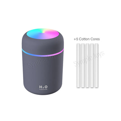 300ml Portable Mini Air Humidifier USB Diffuser Purifier Car Humidifier With LED Night Light