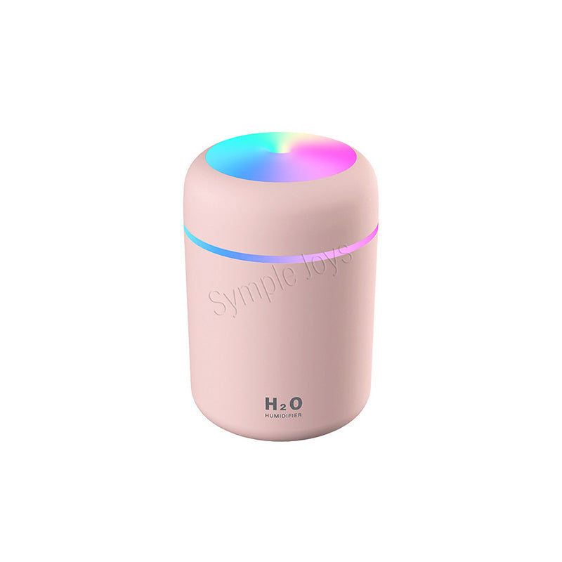 300ml Portable Mini Air Humidifier USB Diffuser Purifier Car Humidifier With LED Night Light