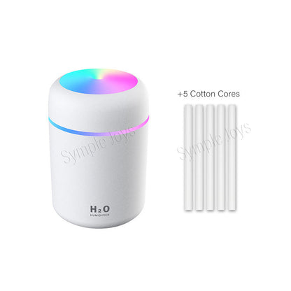 300ml Portable Mini Air Humidifier USB Diffuser Purifier Car Humidifier With LED Night Light