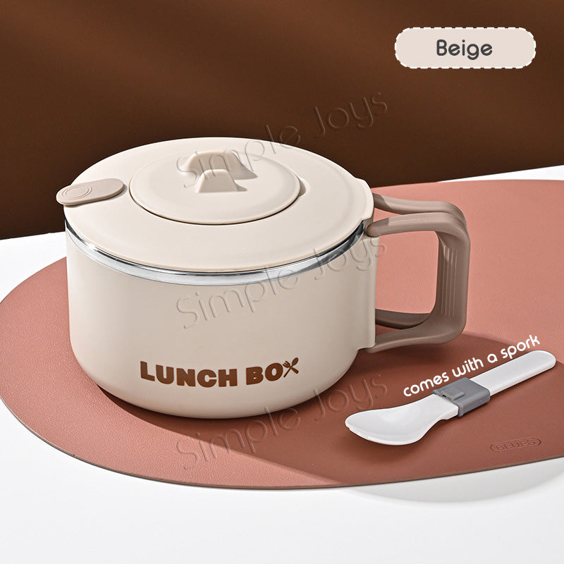 Lunch Box Instant Noodle Bowl With Drainage