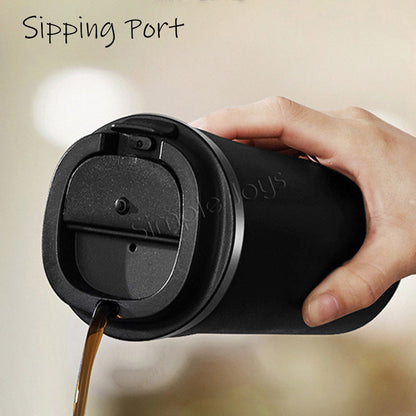 Leakproof Thermal Coffee Mug Bubble Tea Cup Vacuum Insulated Stainless Steel Travel Tumbler