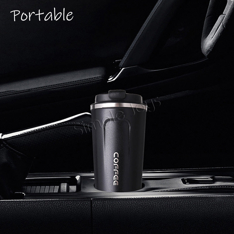 Leakproof Thermal Coffee Mug Bubble Tea Cup Vacuum Insulated Stainless Steel Travel Tumbler