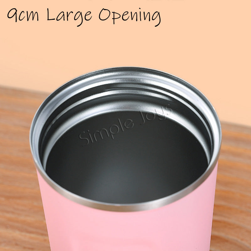 Leakproof Thermal Coffee Mug Bubble Tea Cup Vacuum Insulated Stainless Steel Travel Tumbler