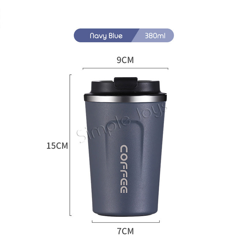 Leakproof Thermal Coffee Mug Bubble Tea Cup Vacuum Insulated Stainless Steel Travel Tumbler