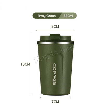 Leakproof Thermal Coffee Mug Bubble Tea Cup Vacuum Insulated Stainless Steel Travel Tumbler