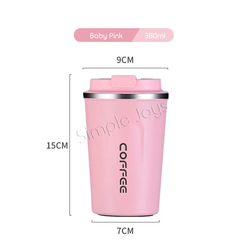 Leakproof Thermal Coffee Mug Bubble Tea Cup Vacuum Insulated Stainless Steel Travel Tumbler