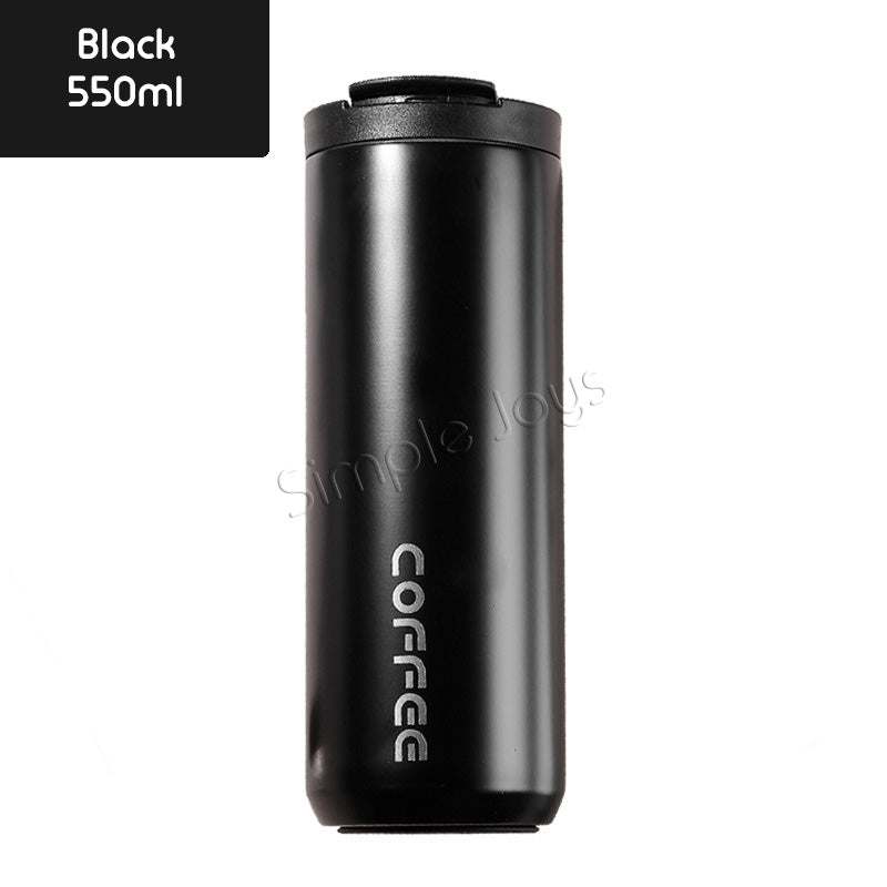 Leakproof Thermal Coffee Mug Bubble Tea Cup Vacuum Insulated Travel Tumbler