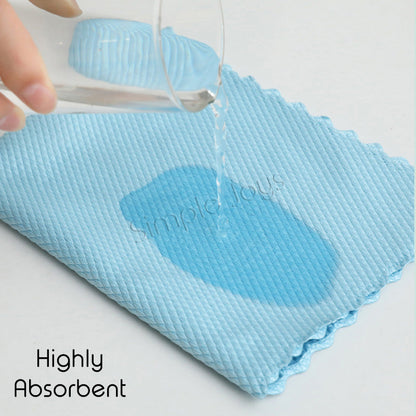 Fish Scale Microfiber Kitchen Towel Wiping Cleaning Cloth Great For Polishing