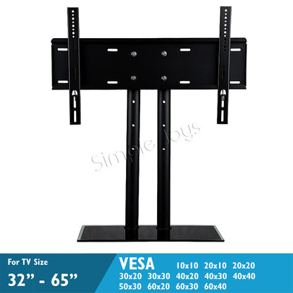 TV Stand Universal Wall Mount On Table Or Console For 26-65 inch VESA