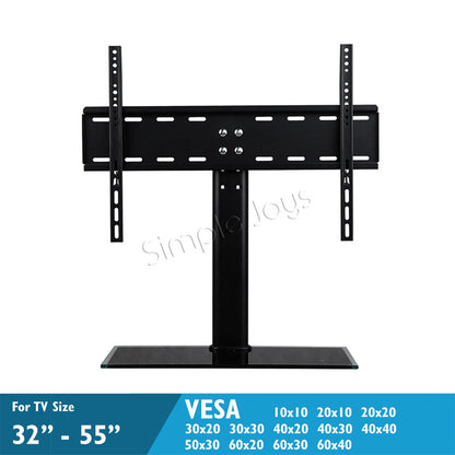 TV Stand Universal Wall Mount On Table Or Console For 26-65 inch VESA