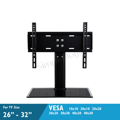 TV Stand Universal Wall Mount On Table Or Console For 26-65 inch VESA