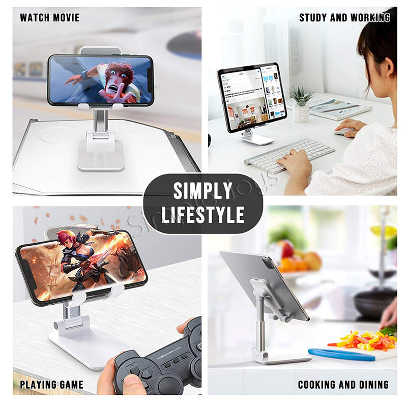 Foldable Phone Stand For Tablet iPad Holder With Adjustable Angle