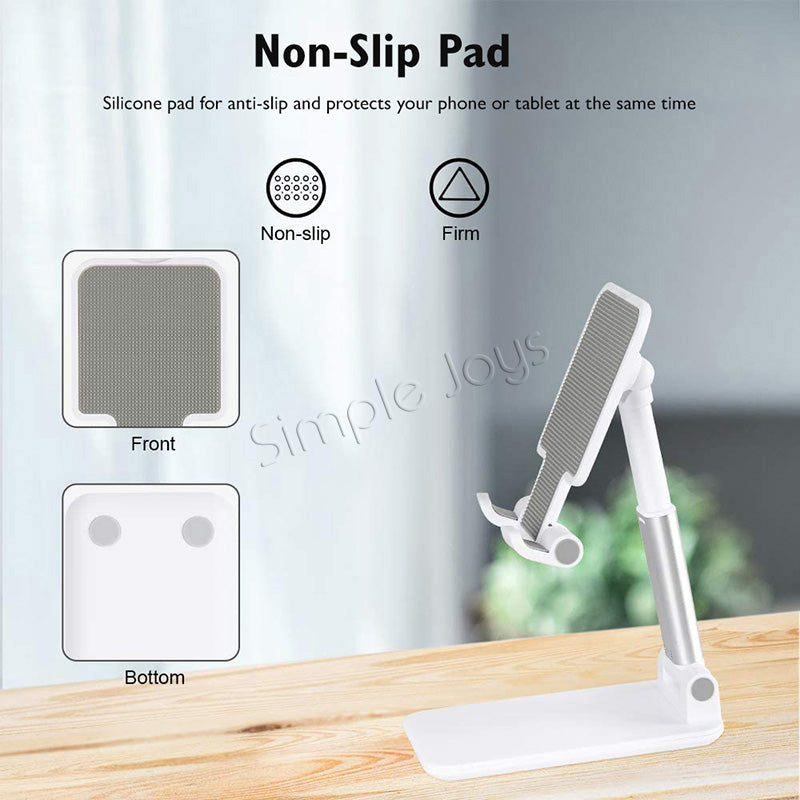 Foldable Phone Stand For Tablet iPad Holder With Adjustable Angle