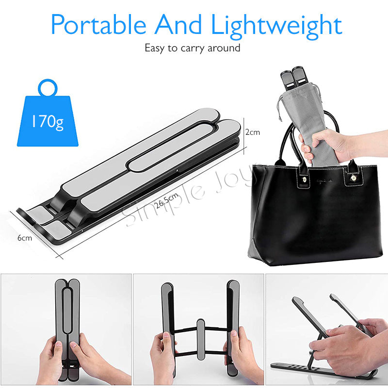 Foldable Laptop Stand Lightweight And Portable Tablet Notebook Riser