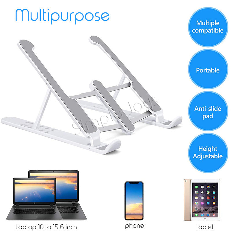 Foldable Laptop Stand Lightweight And Portable Tablet Notebook Riser