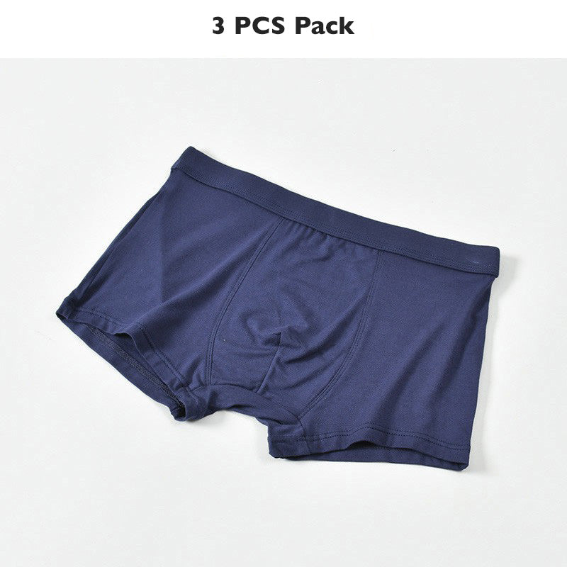 [3pcs Bundle] Men's Modal 3D Boxer Brief Underwear Shorts Very Comfortable